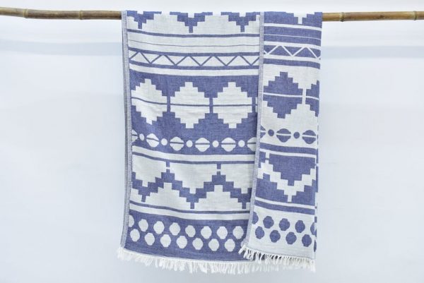 aztec-turkish-towels-tribal-blue-white