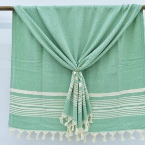 turkish-towel-chevron-green