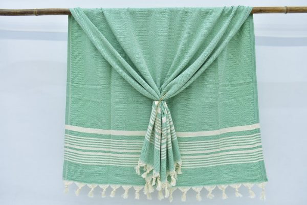 turkish-towel-chevron-green